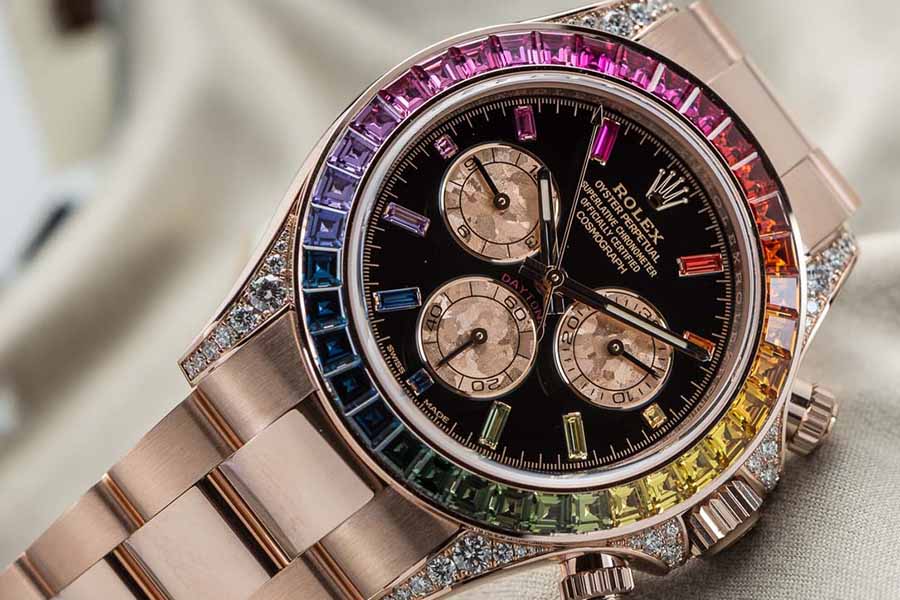 Rolex Rainbow Daytona Watch